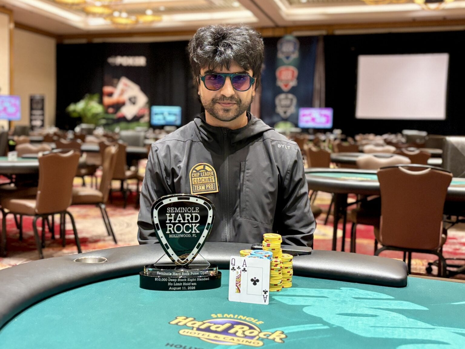 Daniyal Gheba with his SHRPO Event 60 trophy.