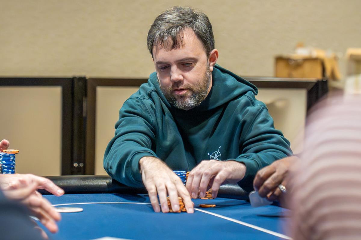 Mike Wilklow at an MSPT event in May 2026. Photo is from a different event than the BetMGM result described here.