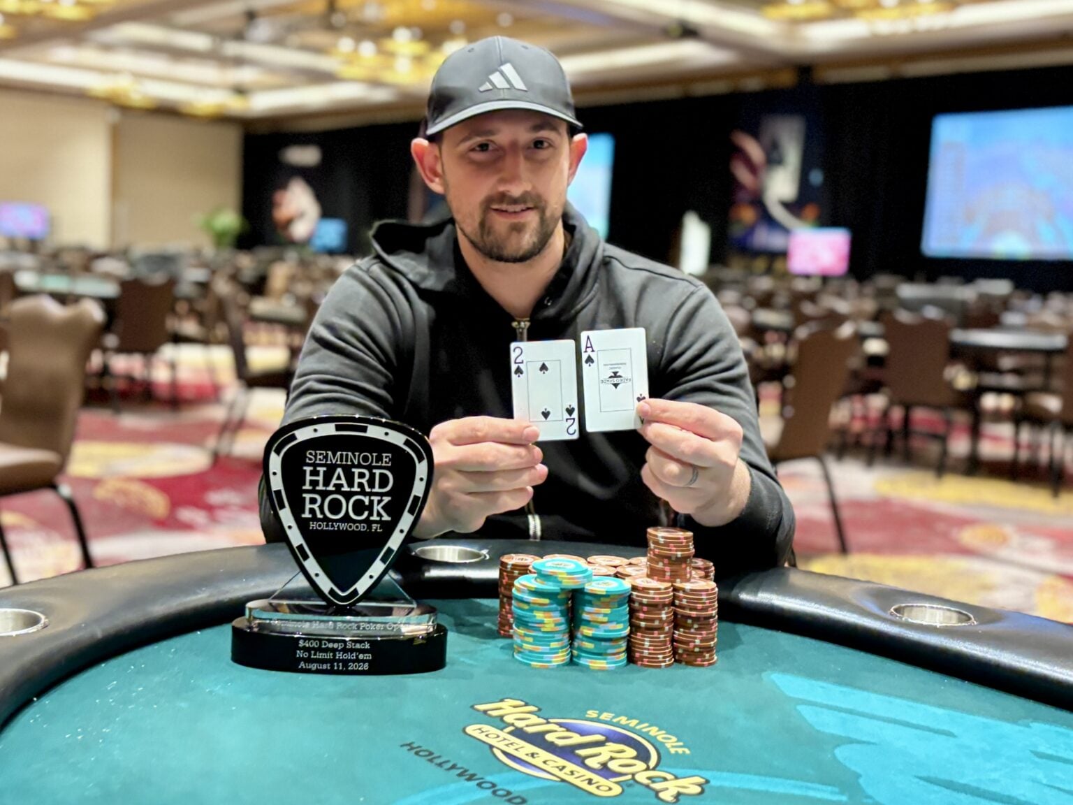 Vinny Picardi with his SHRPO Event 61 trophy.